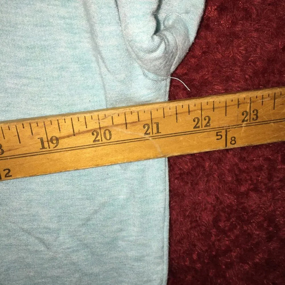 Z by Zobha Turquoise tunic sweat shirt lounge wear size XL 22 X 29 - Picture 5 of 7